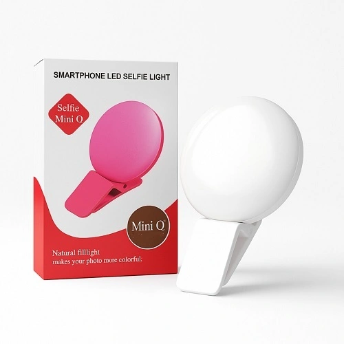 RING LIGHT SELFIE MINI PORTABLE LAMPU SELFIE MULTIFUNGSI 3 SUHU WARNA