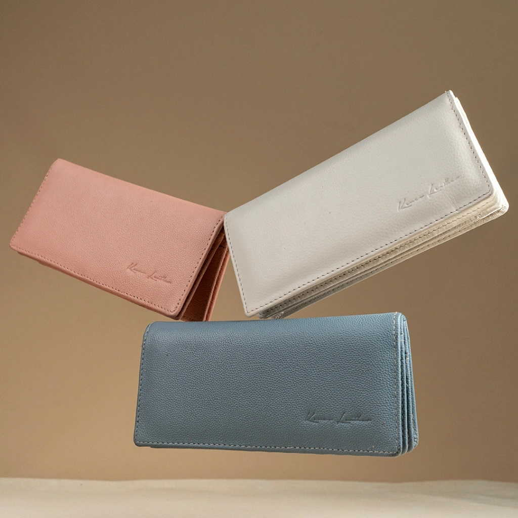 Kenes Leather Dompet Panjang Wanita Kulit Asli CECILION - Free Gravir Nama