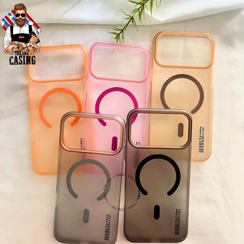 SYNDEE FROSTED MAGNETIC PC HARD CASE CASING HP COMPATIBLE FOR IPHONE 17PROMAX 17 PRO 17 AIR 17  11 11PRO 11PROMAX  16 16PRO 16PROMAX 12 12PRO 12PROMAX 12 MINI 13 MINI 13 14 13PRO 13PROMAX  14PRO 14PROMAX 15 15PRO 15PROMAX
