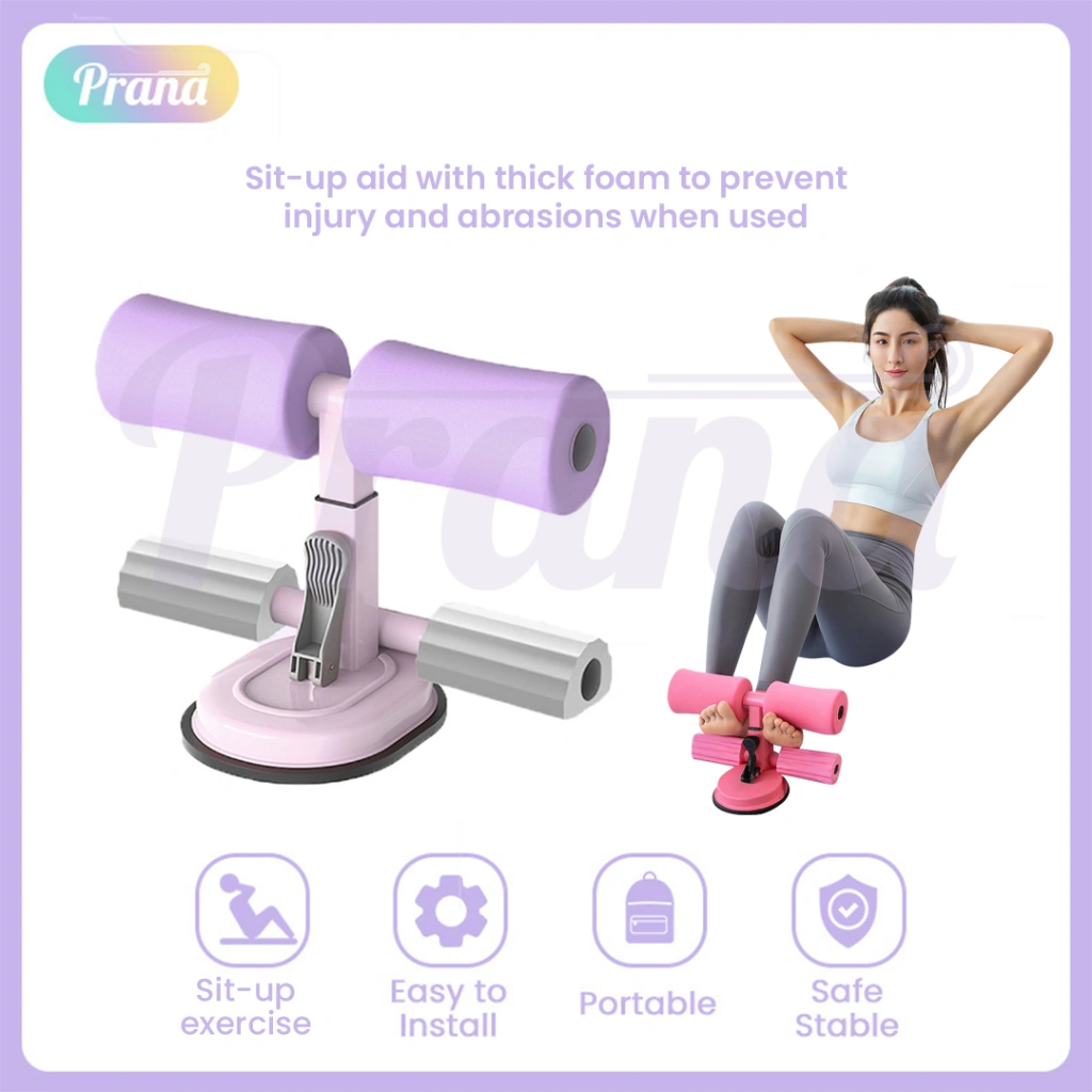 PRANA Alat Buat SitUp Bench Fitness Gym Portable SitUp Penahan Kaki Olahraga Abs Training PN-FBB5001