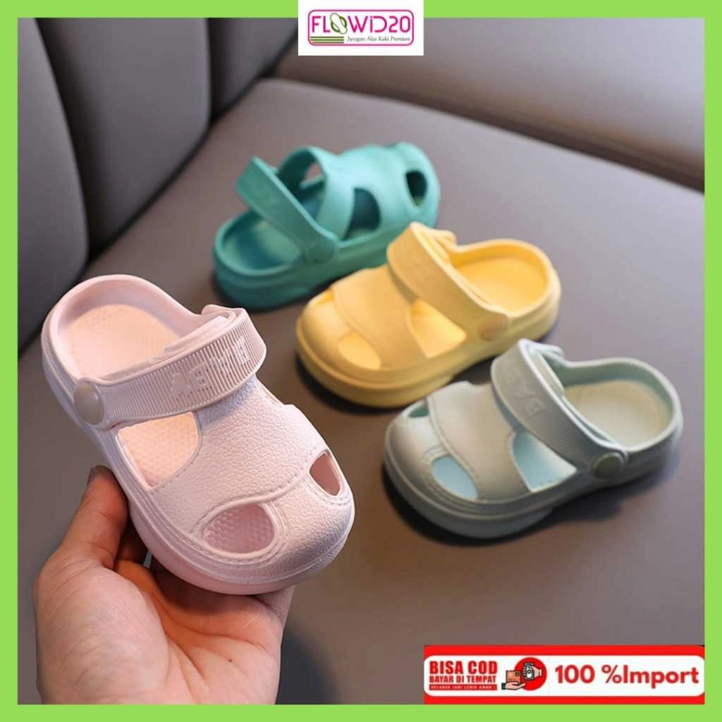 Sandal bayi lucu anti slip laki laki perempuan - sandal anak lembut ringan nyaman ANK 131