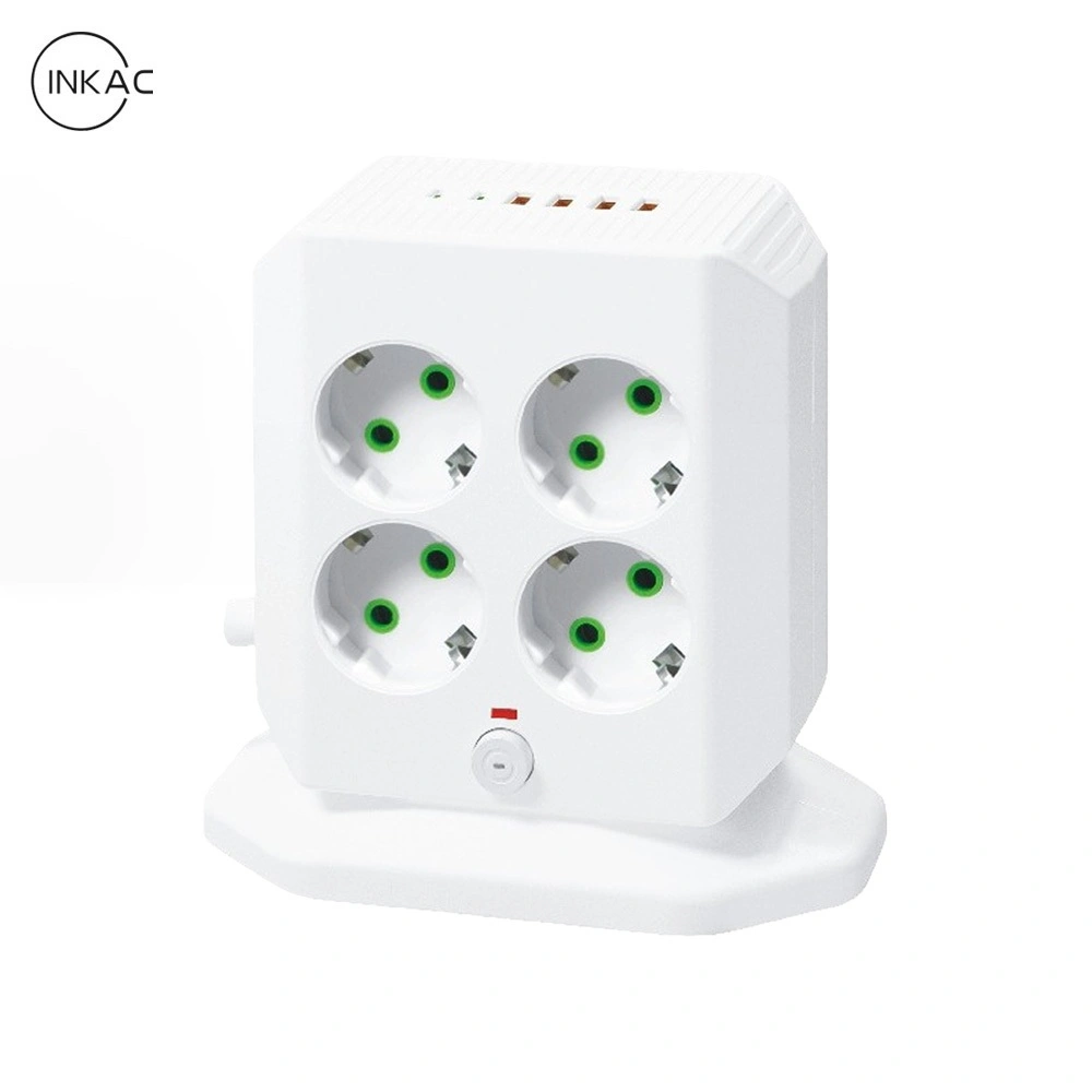 [COD] INKAC Vertical Power Strip 8 AC Power & 4 USB Port & 2 Type-C Port dengan Switch Kabel Ekstensi 2 Meter Rumah Kantor