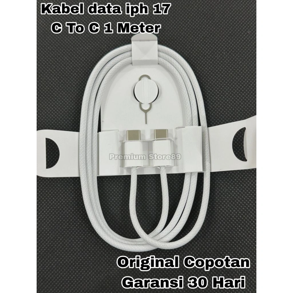 Kabeldata Original Copotan Iph 17 Series 1M C to C 60W Asli Bawaan Garansi 30hari