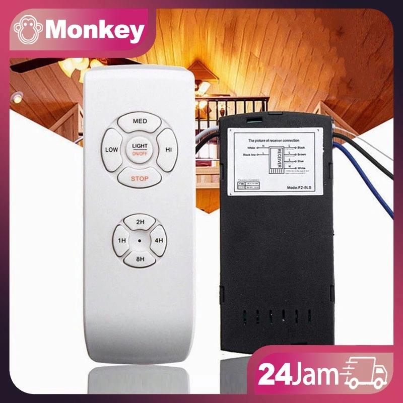 Smart Ceiling Fan Remote Control 220V Untuk 3saluran Lamp Saklar Smart Ceiling Fan Lamp Remote Controller