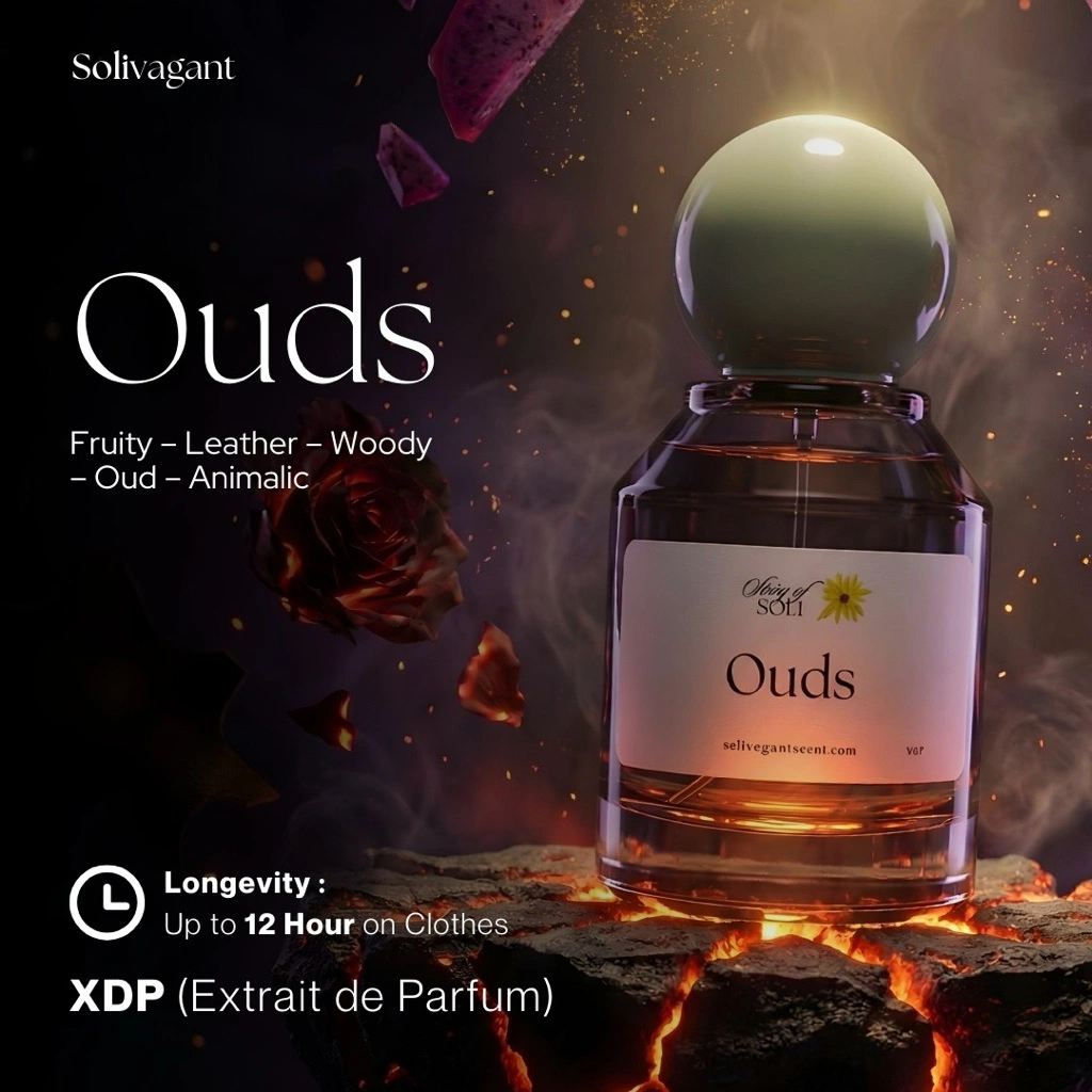 Soli Parfum - OUDS – Woody Amber Oud | Unisex, Karakter Kuat & Deep, 30ml Long Lasting
