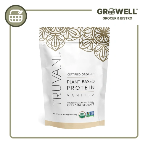 TRUVANI ORGANIC PLANT BASED PROTEIN VANILLA 29GR