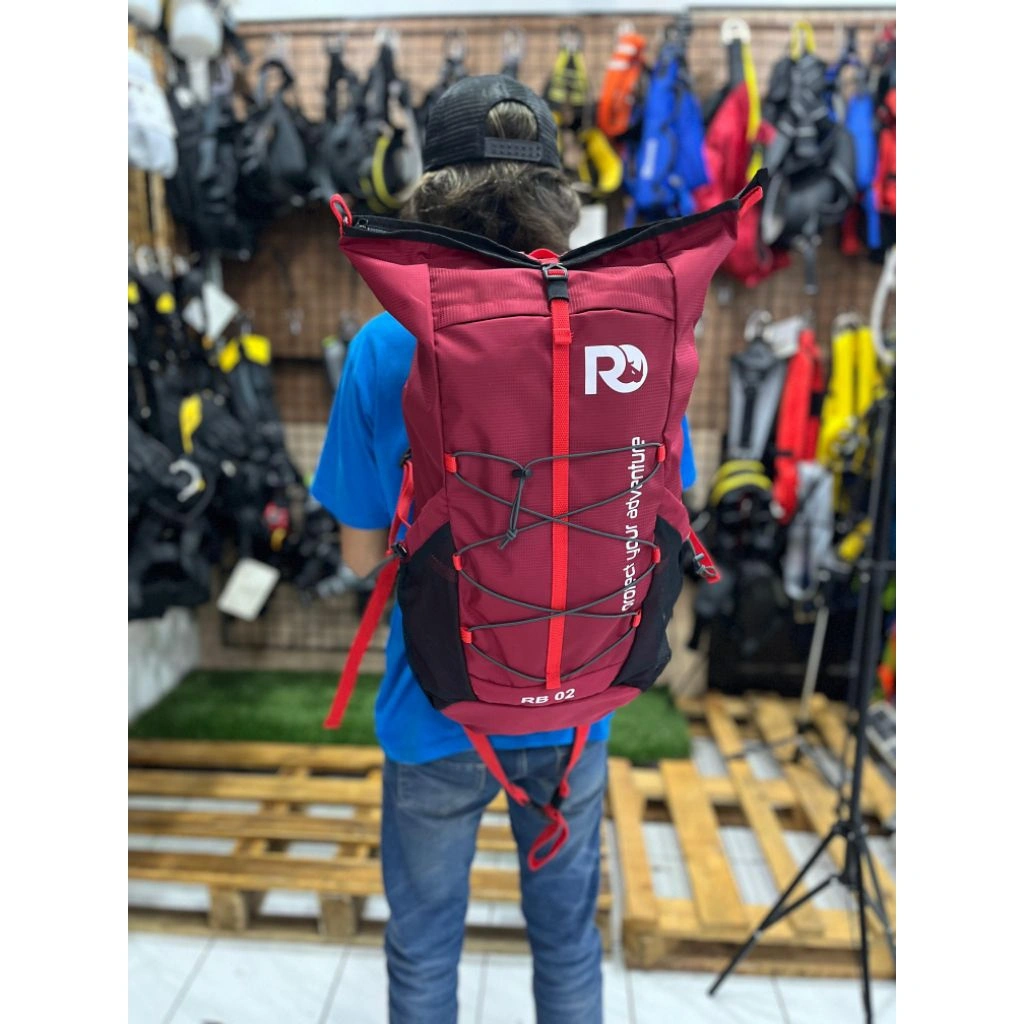 tas hiking daypack 30L Rhino RB02 tas untuk hiking climbing adventure dilengkapi gear loop untuk kebutuhan membawa perlengkapan panjat tas ultralight dan comportable