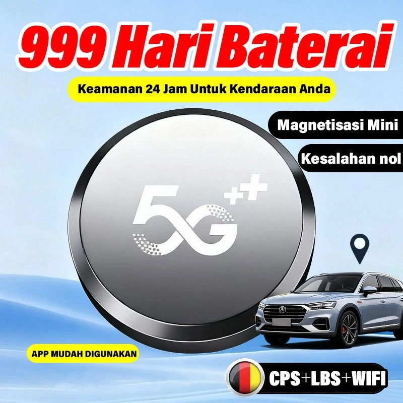 【Beli 1 Gratis 1】GPS Tracker Mini Magnetic - Lacak Posisi,  Notifikasi Gerak via Aplikasi untuk Mobil, Motor, Truk GPS Mobil GPS Motor Mini GPS Tracker