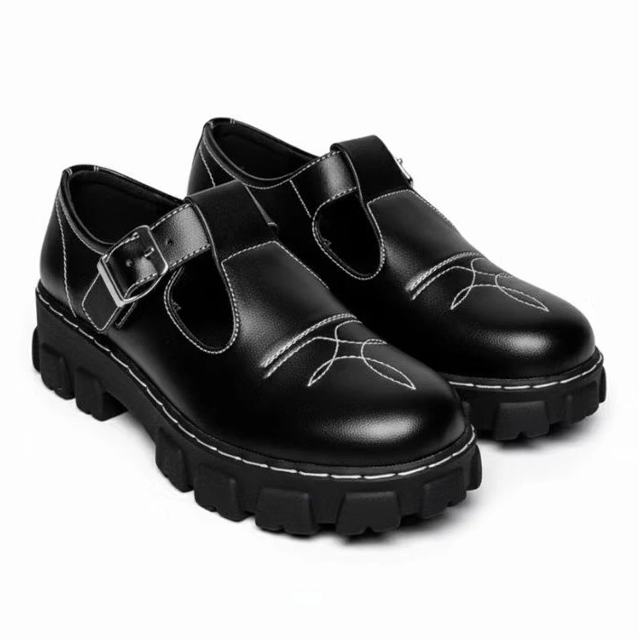 HARVEY - Sepatu Docmart Cute Pie Model Gesper Wanita