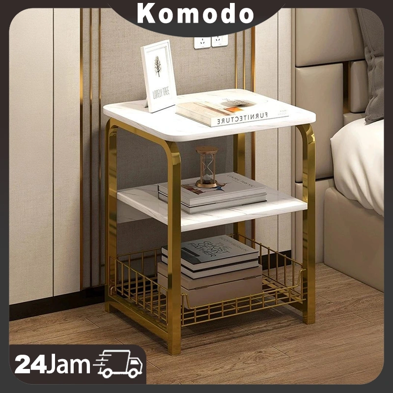 Meja Tamu Meja Motif Marmer Samping Meja Sudut Tiga Tingkat Coffee Table Meja Kopi Meja Ruang Cafe Minimalis Meja Cafe Meja Teras Meja Nakas Meja Ruang Tamu