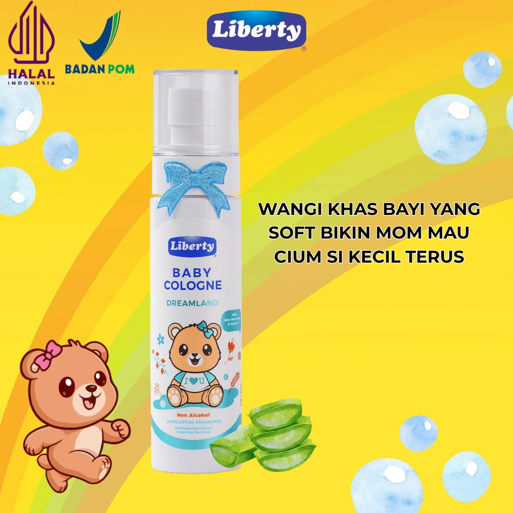 Liberty Baby Cologne Dreamland - Wangi Khas Bayi Sepanjang Hari