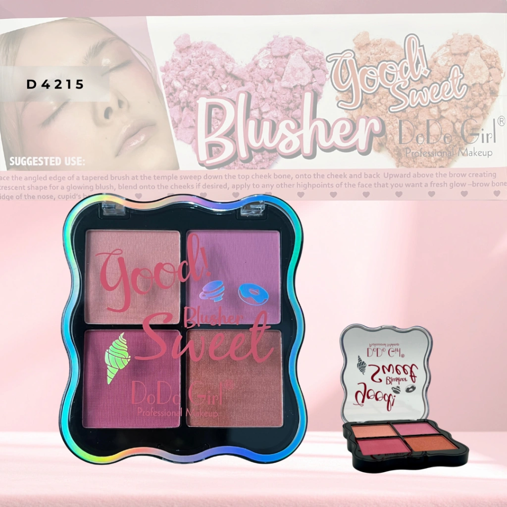 Blush On Merah DODO GIRL Original Bagus D4215 isi 4 warna