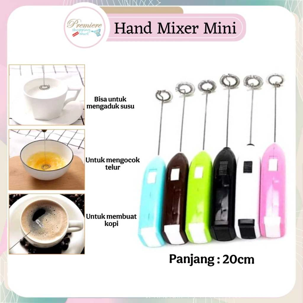 PSM - Hand Electric Mixer Mini / Whisk Portable / Alat Pengaduk dan Pengocok Makanan