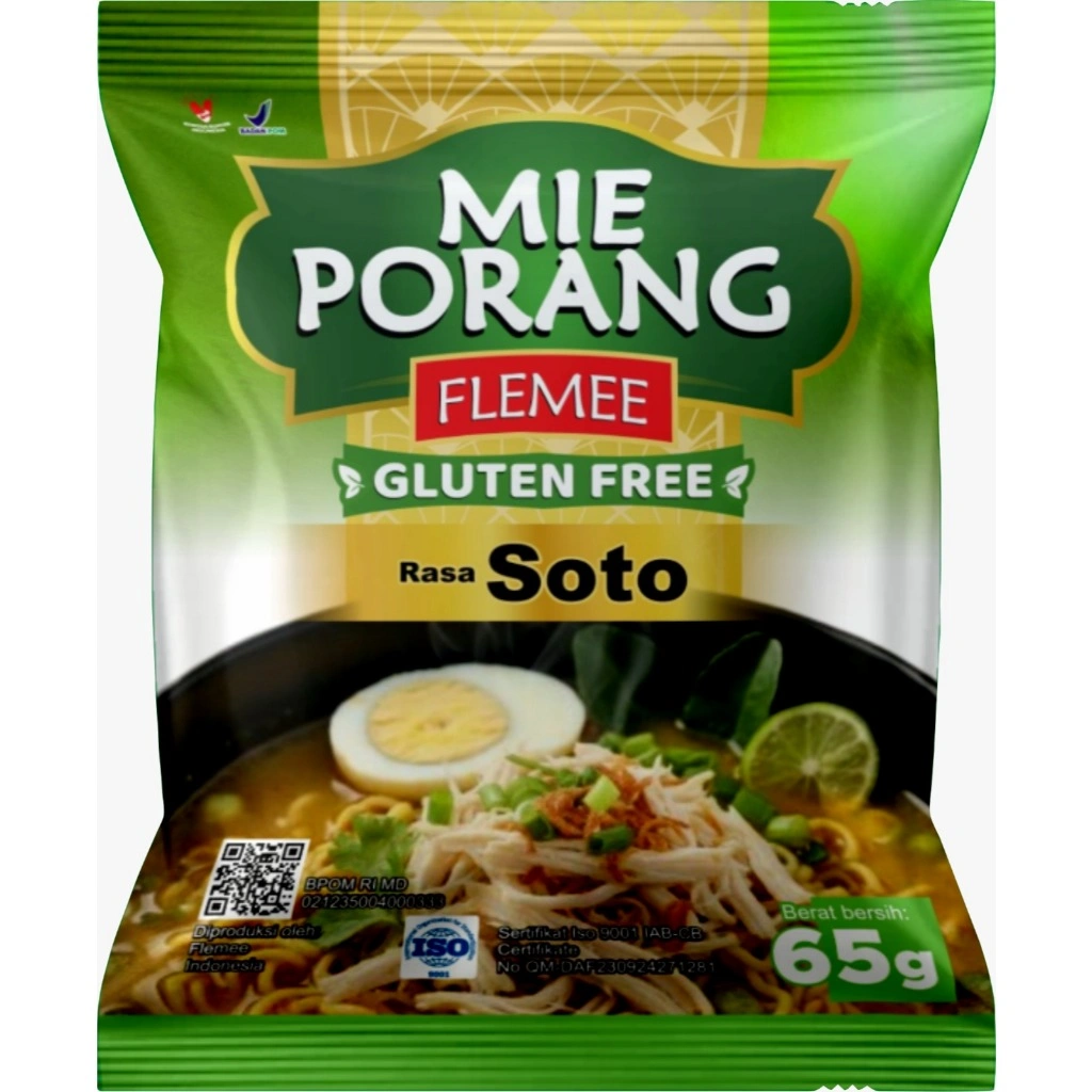 Flemee Mie Porang Mocaf Gluten Free Rasa Soto