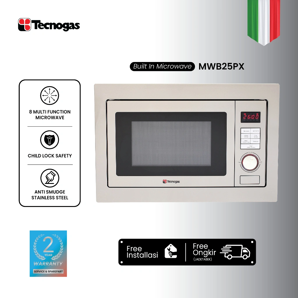 Tecnogas Microwave Tanam MWB25PX