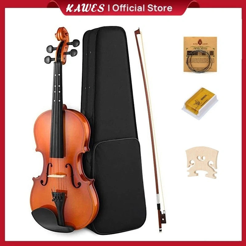 KAWES 4/4 biola untuk dewasa, anak-anak, dan remaja /alat musik gesek /biola anak /biola remaja /string instrument