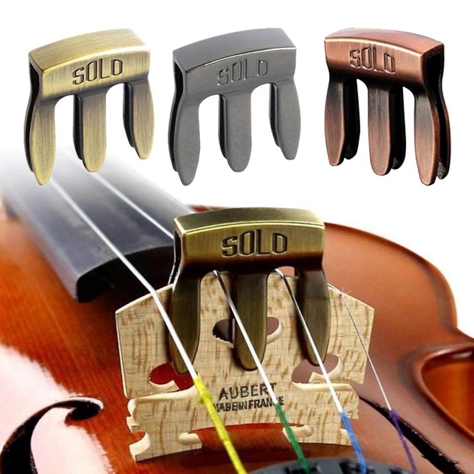 Mute Biola/Violin/Viola - Peredam Suara Biola Merk SOLO