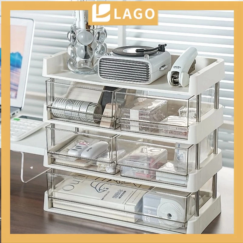 LAGO Rak Dapur Bertingkat Multifungsi - Penyimpanan Teh, Cangkir & Gelas Terorganisir, Cocok untuk Meja Makan & Dapur Minimalis