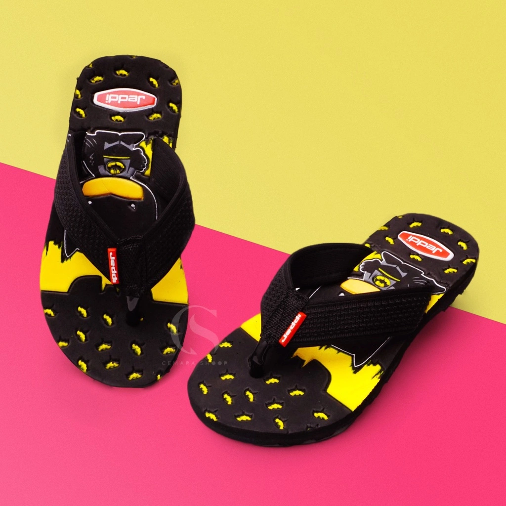 JEDDI [BATMAN] Sendal Jepit Anak Laki-laki Motif Superhero Sanal Japit Anak Cowok