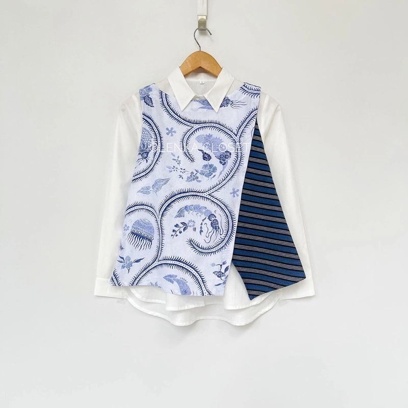 Atasan Vest 120 Baju Blus Blouse Kerja Wanita Modern