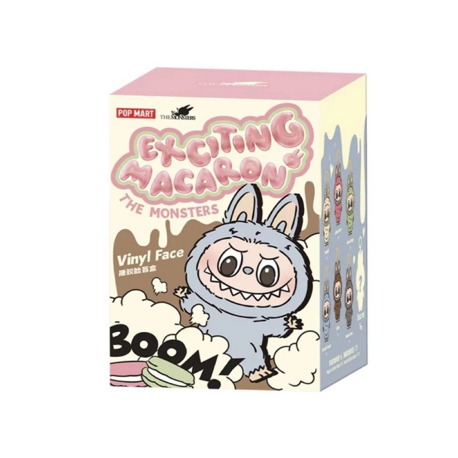 (ORIGINAL) Pop Mart Labubu The Monsters Tasty Macarons Vinyl Face Blind Box (1 PCS)