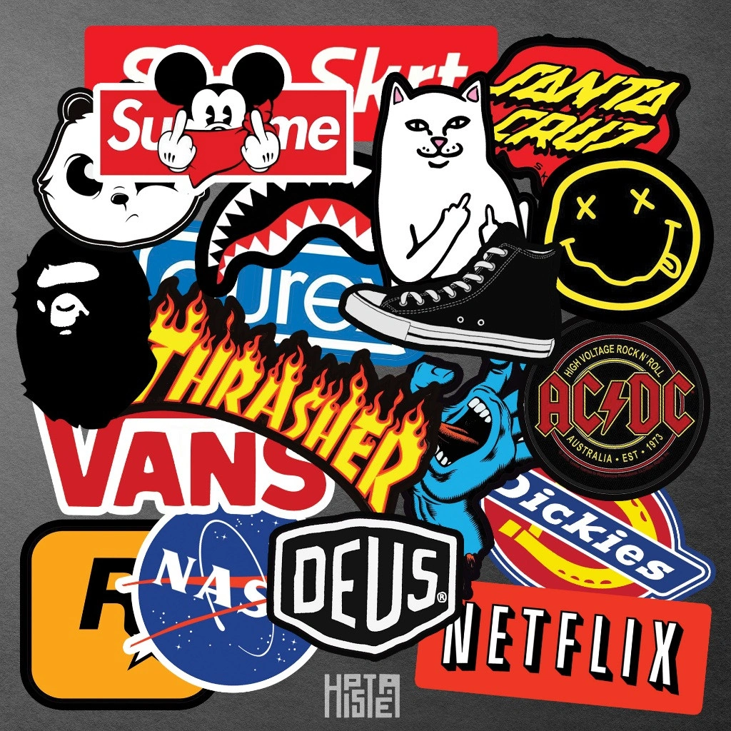 20pcs STIKER AESTHETIC PACK | ANTI LUNTUR ANTI AIR | Stiker Aesthetic Helm Stiker Laptop Stiker HP