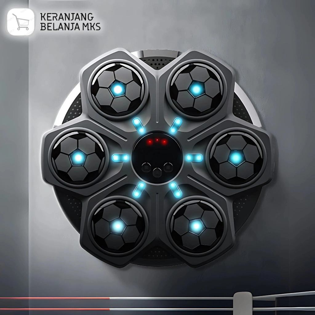 Alat Latihan Tinju Music Boxing Machine Wall Target Bluetooth 3 Speed