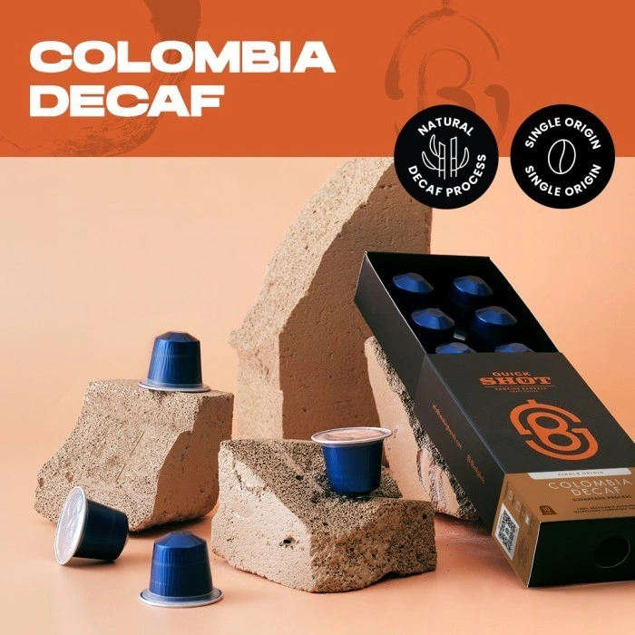 Quick Shot Coffee Capsule - Colombia Decaf - SB Craft Coffee