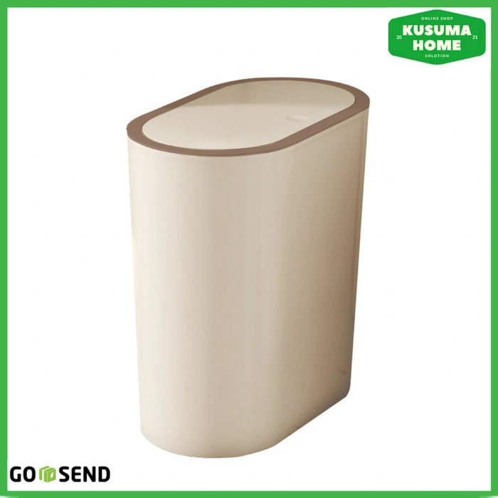 Tong Tempat Sampah Minimalis Sistem Tekan Trash Press Type with Lid