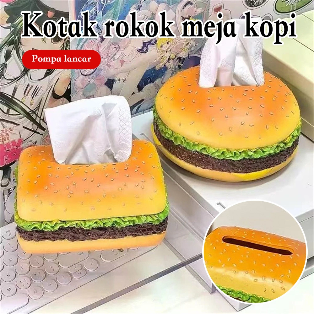 Desktop Estetik Rumah Hamburg Kotak Tisu Tissue Tempat Bentuk Dekorasi Tisu