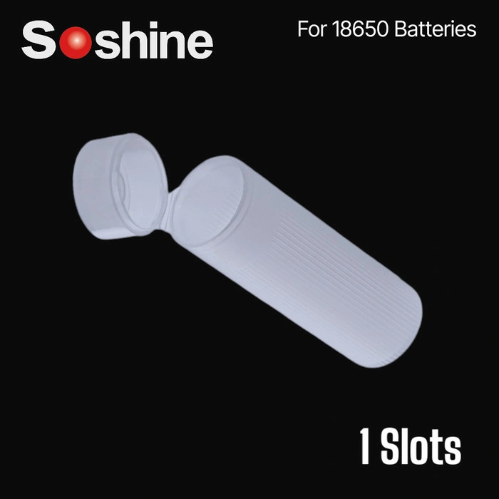SOSHINE KOTAK BATERAI 18650 ISI 1 SLOT HOLDER BATTERY CASE VERTICAL