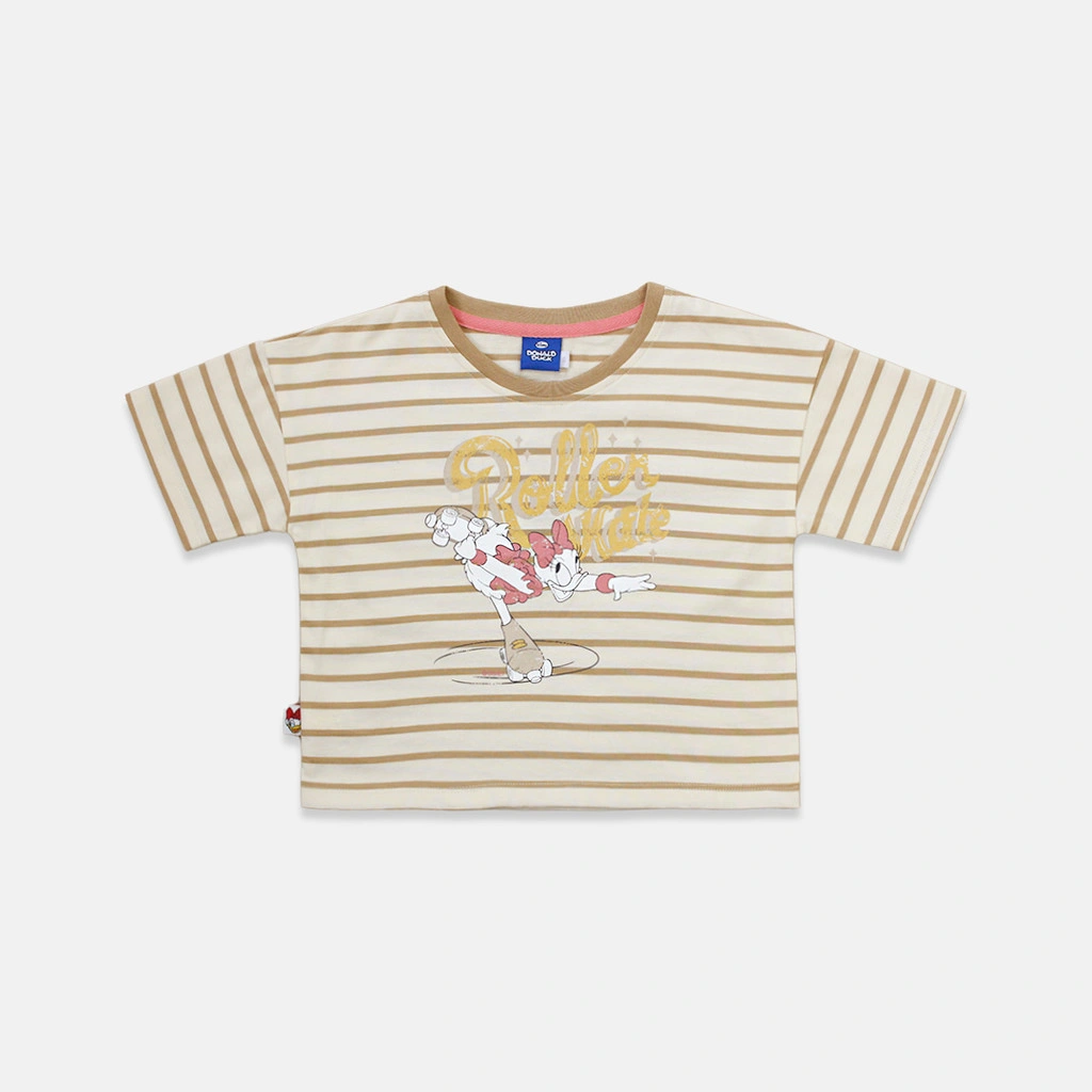 Tshirt/ Kaos Anak Perempuan Cream/ Daisy Be Amazing