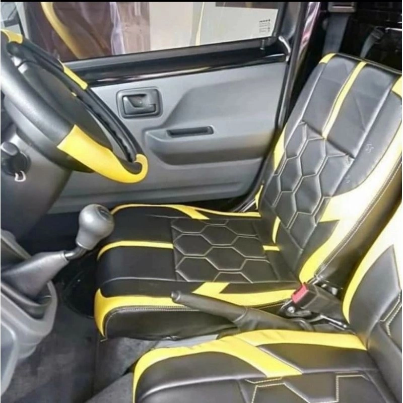 PREMIUM Sarung jok / Cover jok mobil NEW CARRY TAYO bermotif kombinasi warna.