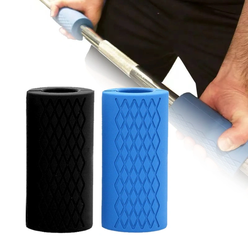 1pc Dumbell Grips Silicone Hand Grip Dumbel Barbell Fat Grip Aksesoris Gym
