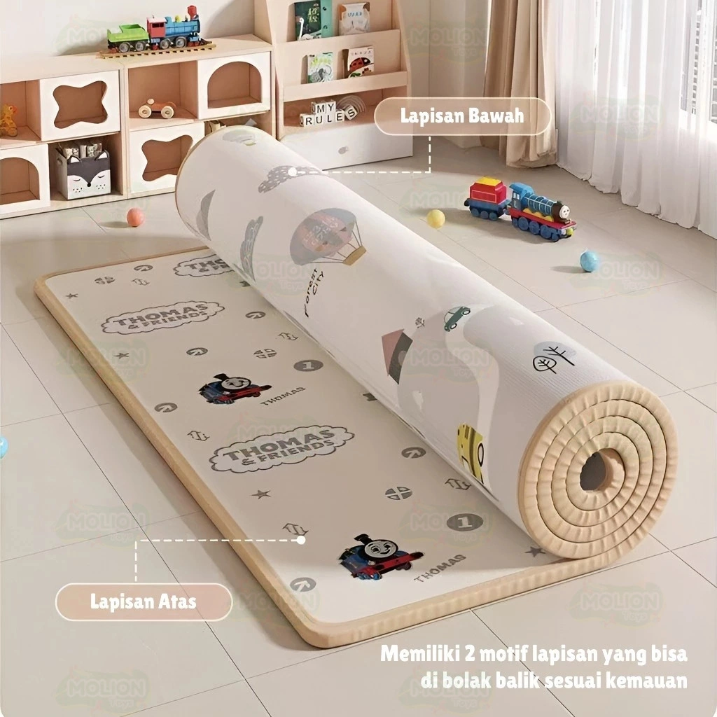 Playmate roll Anak Jumbo 170x200 170x180 cm – Karpet Roll Anti Air, Tebal & Aman 027-15"