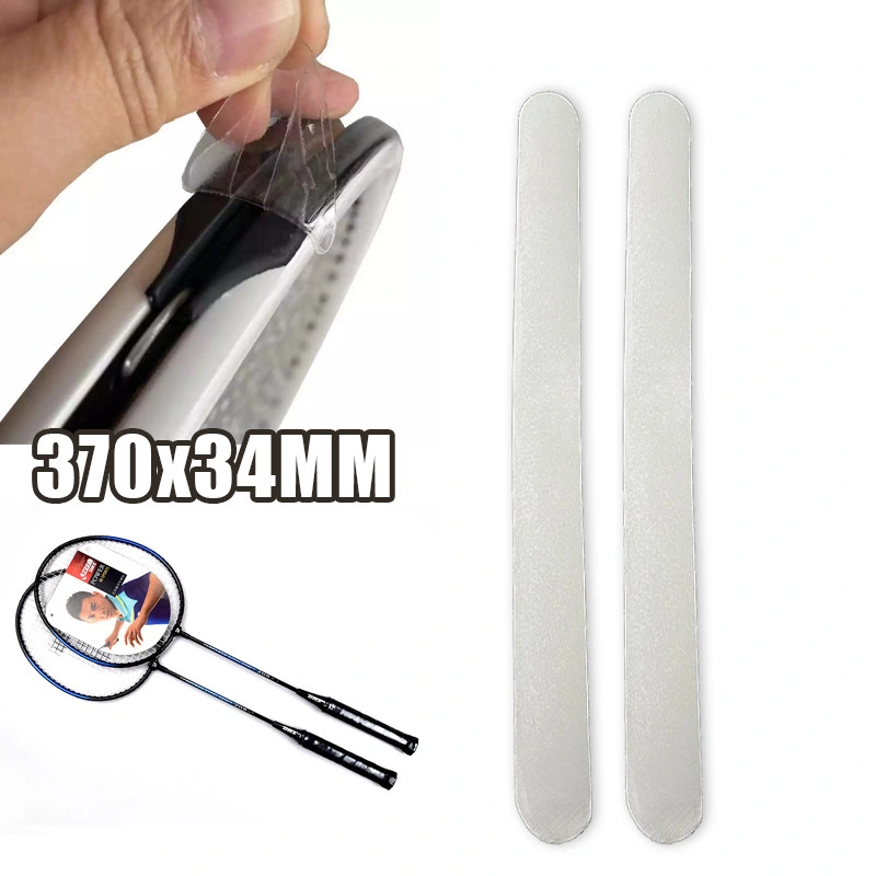 Anti-Slip TPU Racket Head Protector - 370x34mm Fit for Tennis & Padel Racket Frame Protection | COD