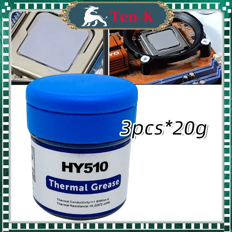 3Pcs 20g HY510 Heat Paste / Thermal Paste / Thermal Grease / Pasta Processor Botol