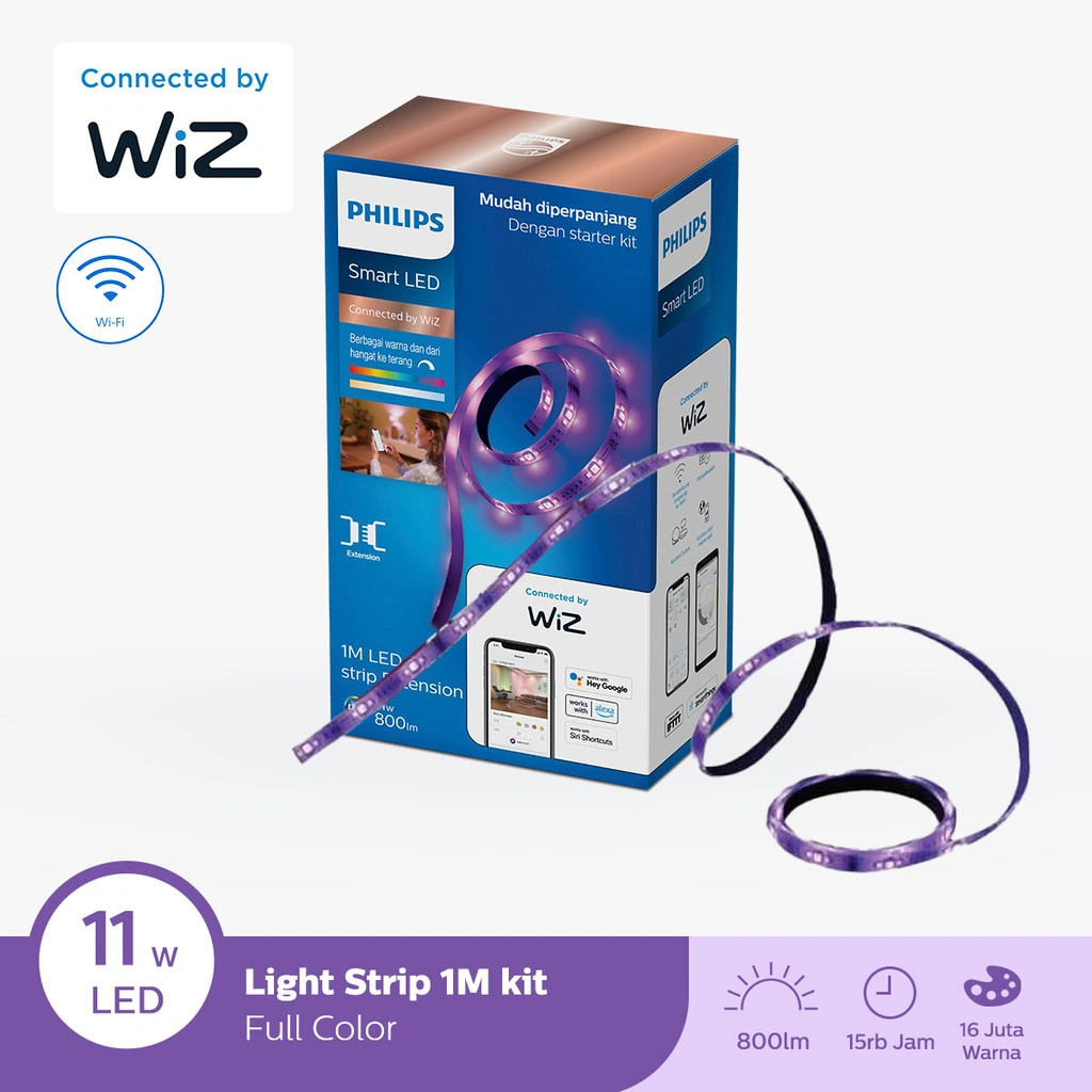 Philips Smart Wifi LED Strip Extension Kit 1M - Color & Tunable White