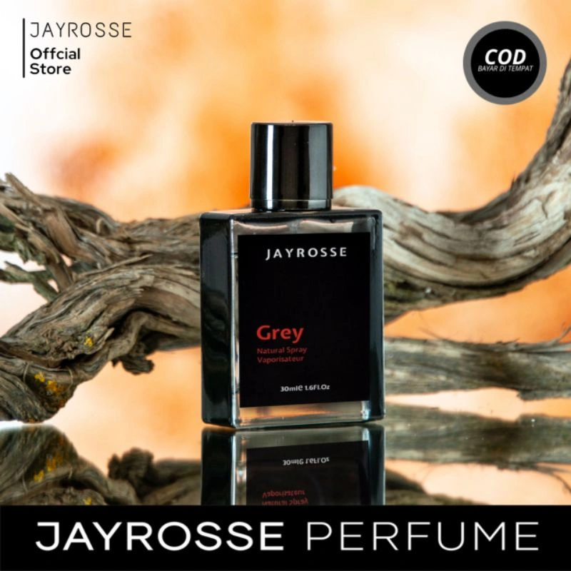 jayrosse parfum grey original pria [edp 30ml