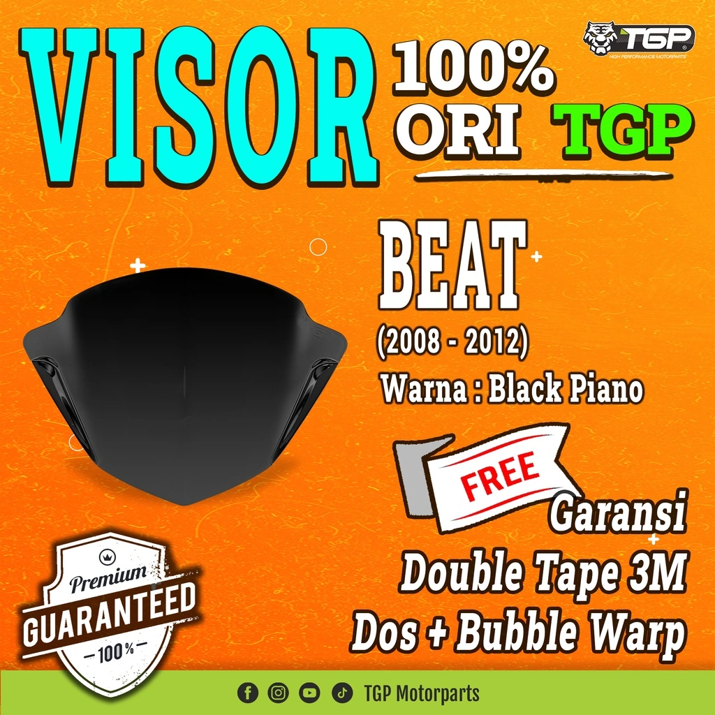 Visor Beat Series Aksesoris Sepeda Motor Honda Tgp