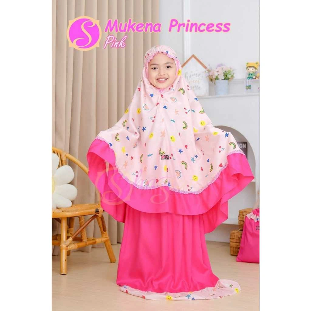 MUKENA ANAK MOTIF 1-9TAHUN PREMIUM RAYON MOTIF/MUKENA PRINCESS BY HASNA COLLECTION