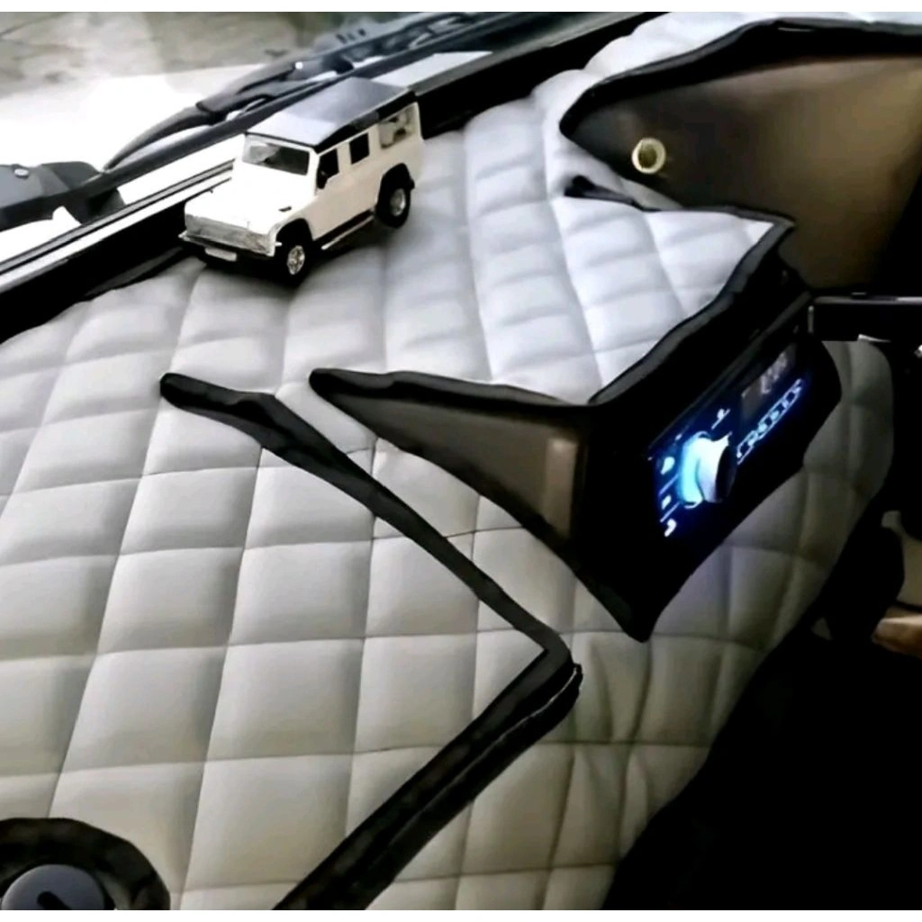 cover alas dashboard mobil kijang super long kotak bahan kulit sintetis oscar