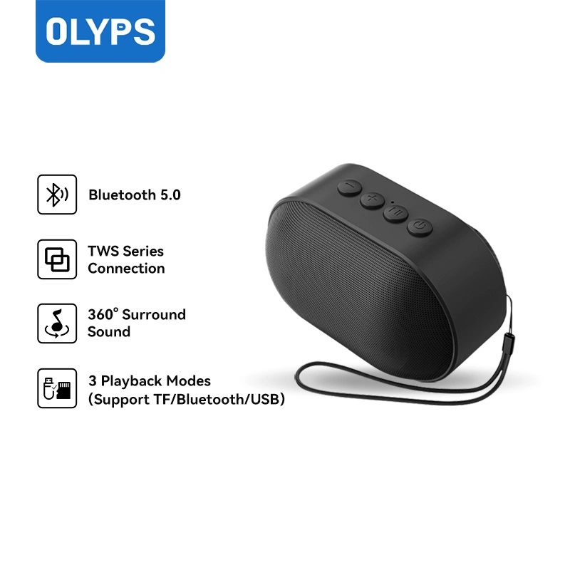 OLYPS Speaker Bluetooth Wireless Mini Portable TWS Audio Music Player Stereo Support TF/Flashdisk