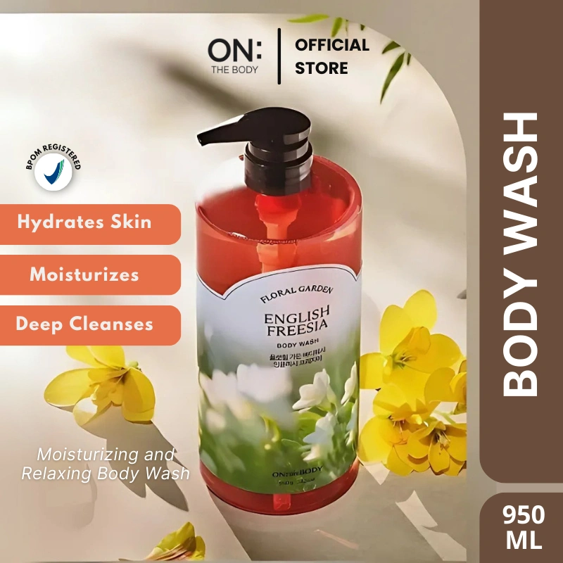 On The Body Floral Garden Body Wash Freesia Scent (950ml)