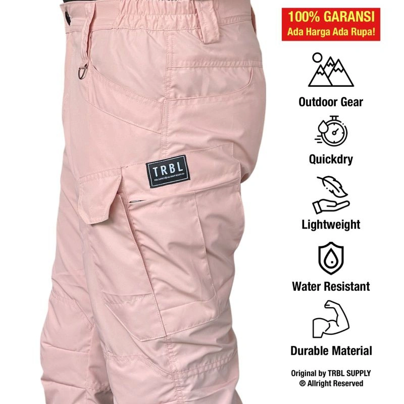 TRBL Tactical Long Pants Original Water Resistant / Celana Taktikal Panjang Wanita Outdoor Tahan Air - Dark Grey