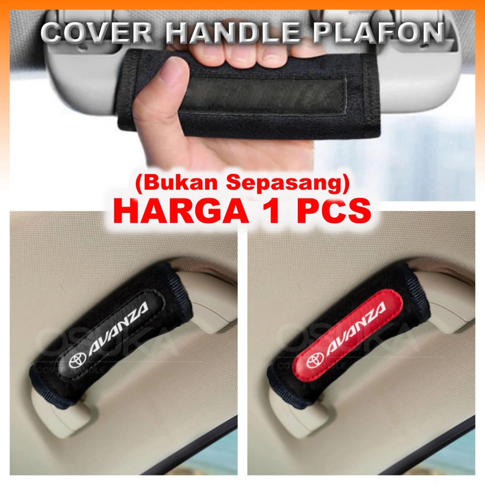 Sarung Cover Handle Plafon Mobil Hand Grip Toyota Avanza Agya Calya Innova Raize Rush Vios Yaris