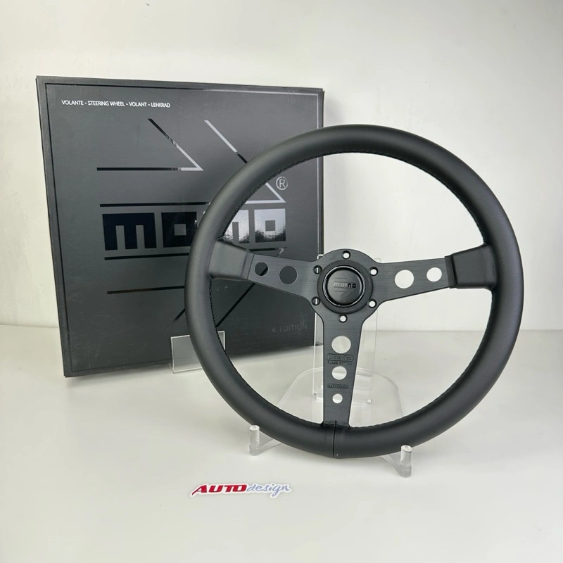 Stir Racing Mobil MOMO Prototipo Black Edition 14 Inch Nappa Leather Premium Universal