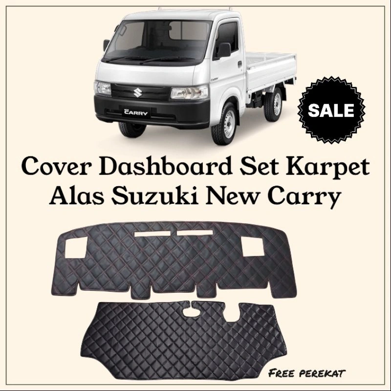 Cover Alas Dashboard Set Karpet Alas Suzuki New Carry Pick up Bahan kulit Aksesoris Interior