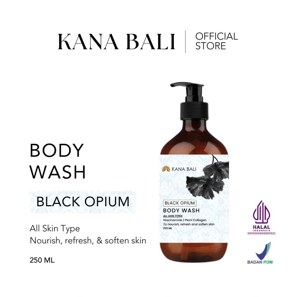 Kana Bali Nourishing Body Wash Black Opium - Sabun Mandi | Sabun Cair
