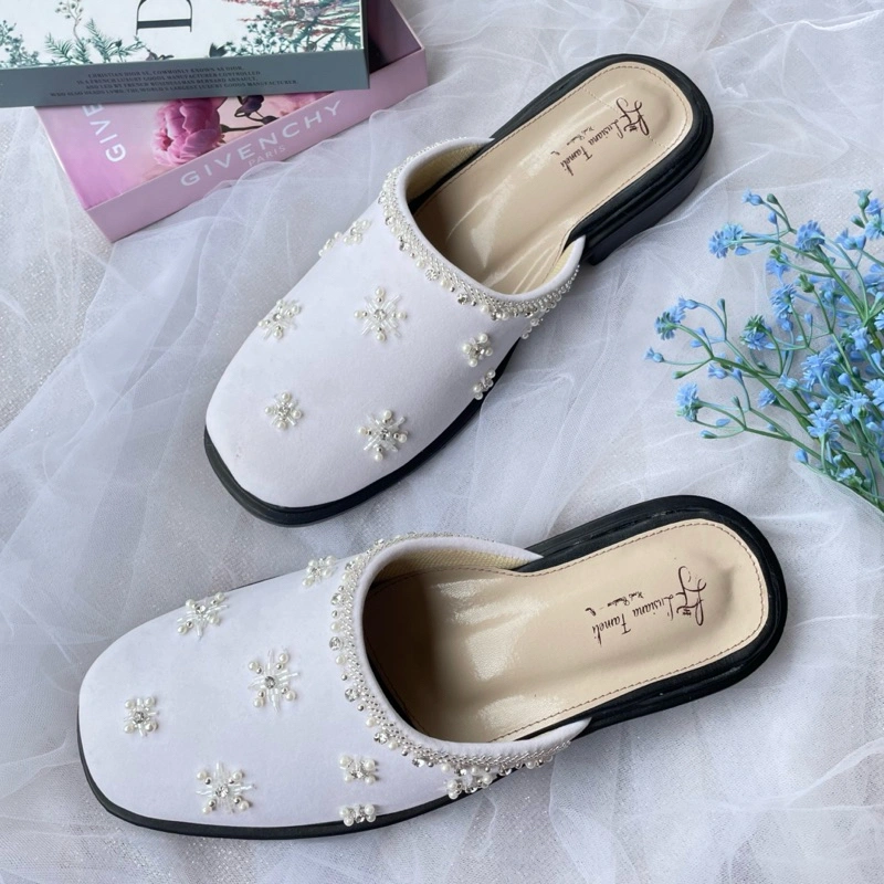 Lusiana fameli | kode daehyun sepatu pria pengantin selop cowok bustong sepatu payet pria in frame warna putih